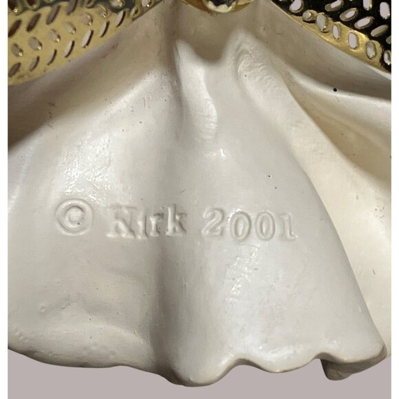 Kirk 2001 Angel Cheeks Christmas Ornaments With Decorative Elements Set of 3 - Picture 12 of 12